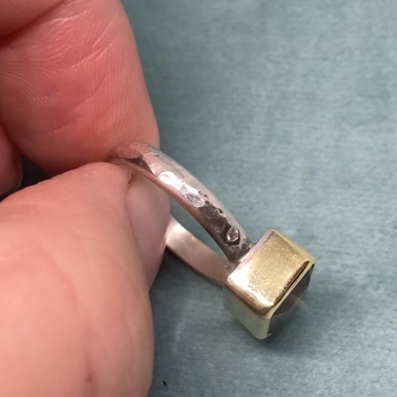 Brazilian Watermelon Tourmaline Engagement ring. With Diamonds. All Earth Mined - Picture 6 of 8